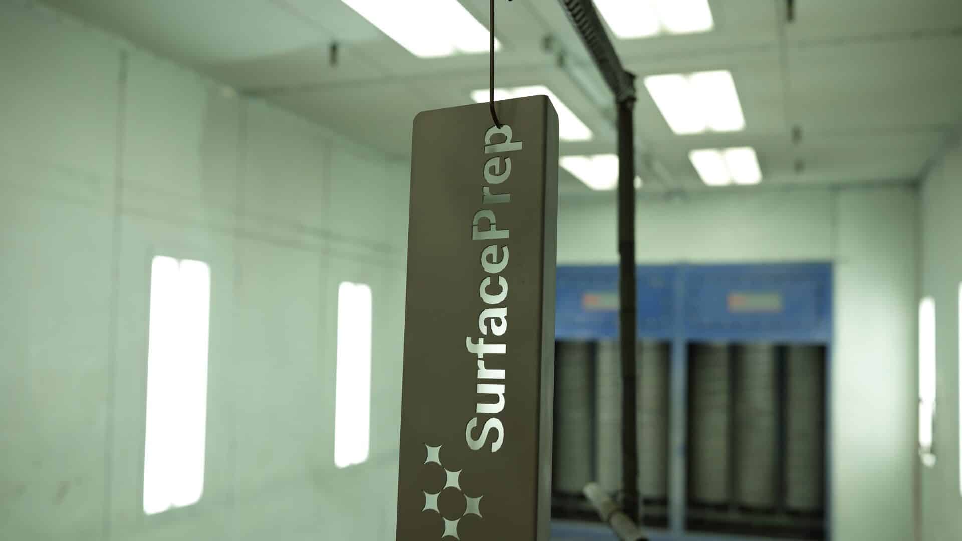 Metal SurfacePrep sign