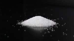 Coarse-Glass-Beads-1-e1635343561452 (1) Small mound of white blasting media
