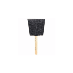 Foam Brush 1 in W, Wood Handle