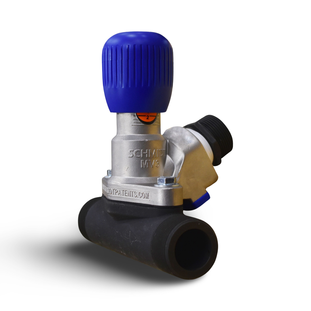 Microvalve 3, Urethane Lining, 1-1/2", Axxiom-Schmidt Abrasives