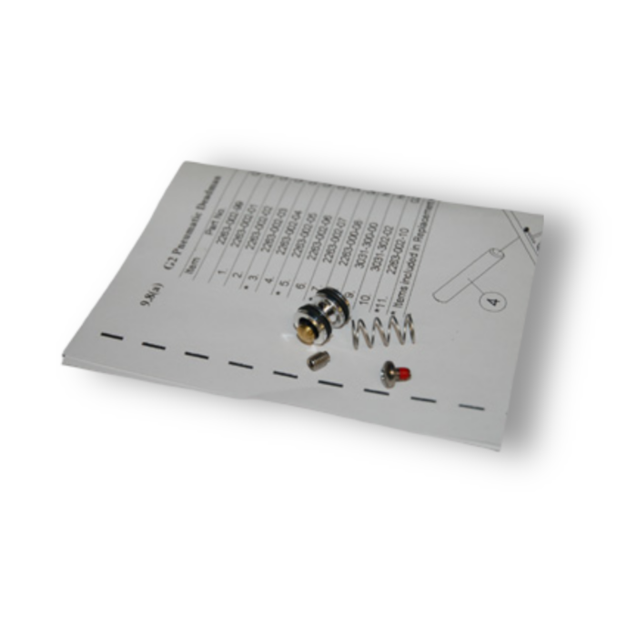 Replacement Parts Kit, Pneumatic Deadman, Axxiom Manufacturing