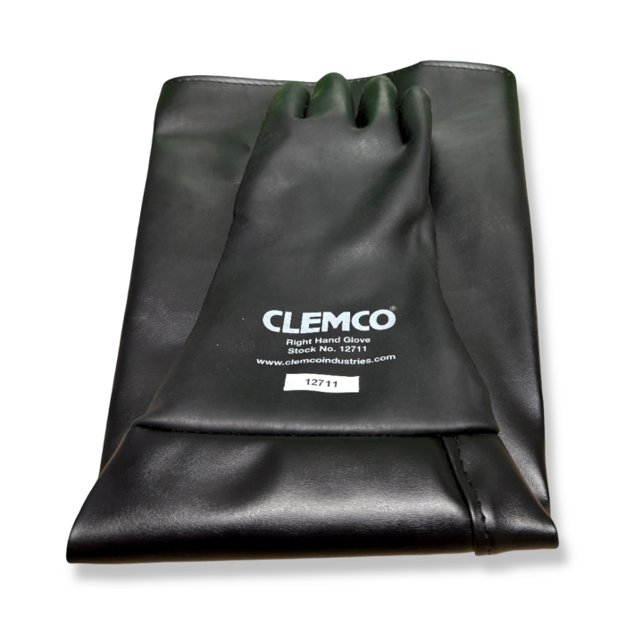 Glove, Right, Rubber, Clamp-Style, Clemco Industries