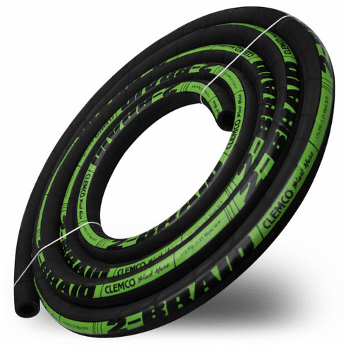 Blast Hose, 2-Braid, 3/4" ID x 50Ft., Clemco Industries