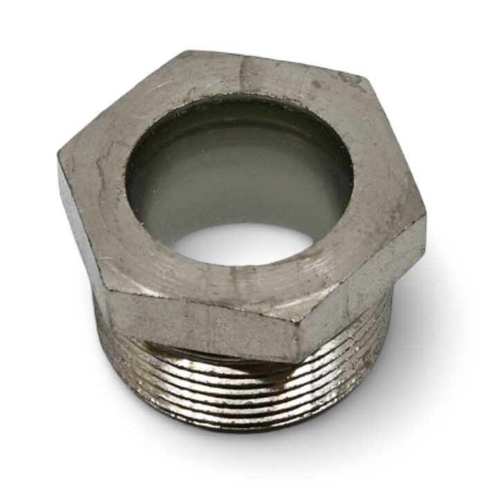Sight Plug, 1-1/4" National Pipe Thread, Empire Abrasive Equipment Company