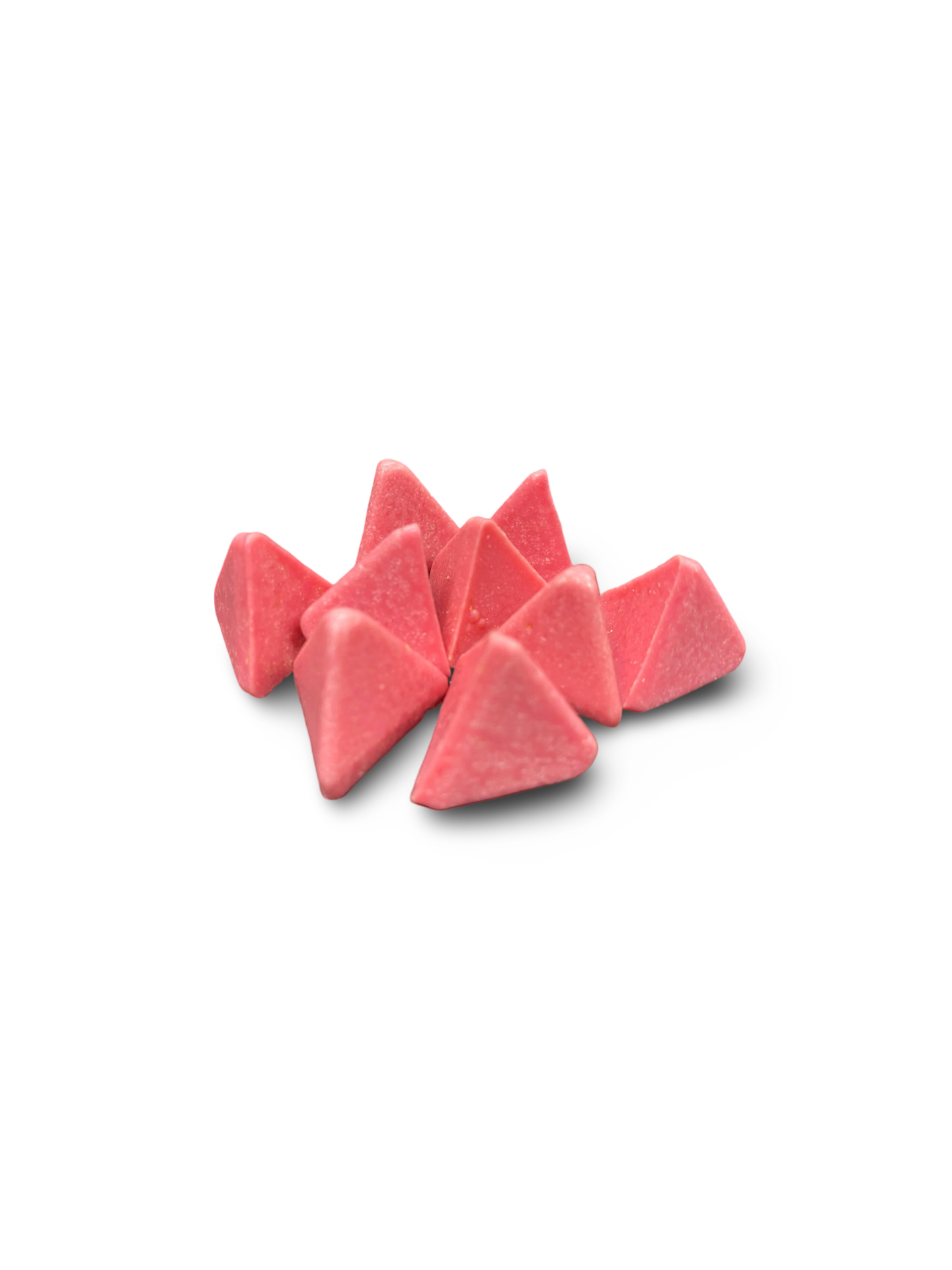 Tetrahedron Shape Plastic Tumbling Media, Diecast Flash Removal, RockRidge, 50 lb bag
