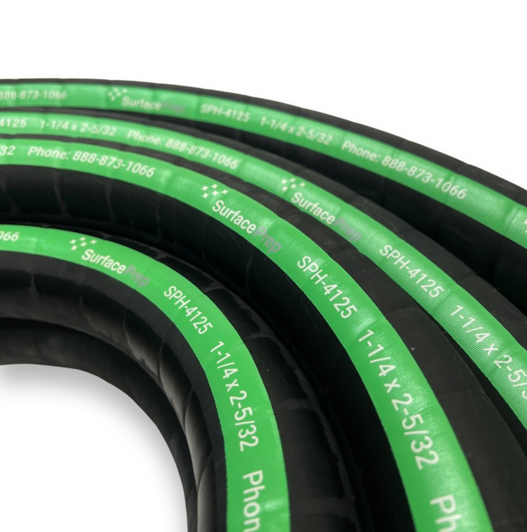 Abrasive Blast Hose 1-1/4 X 2-5/32 4 PLY, Unfitted, 50 ft.