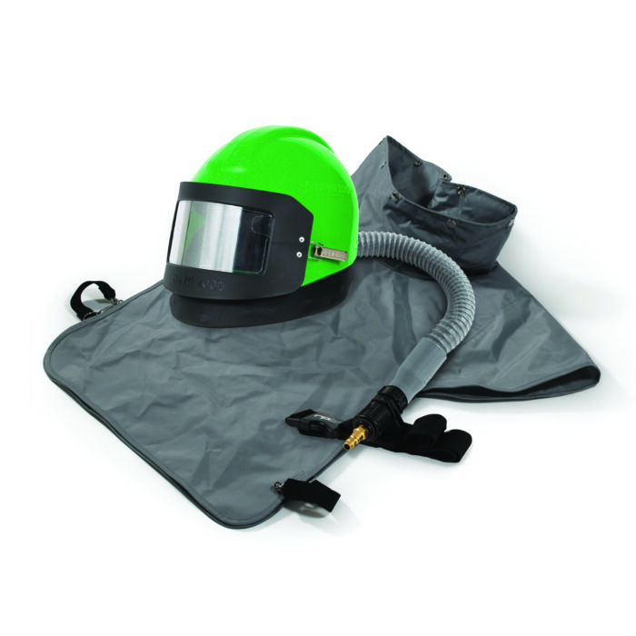Nova 2000 Blast Respirator w/ Nylon Cape and Flow Control Valve, RPB