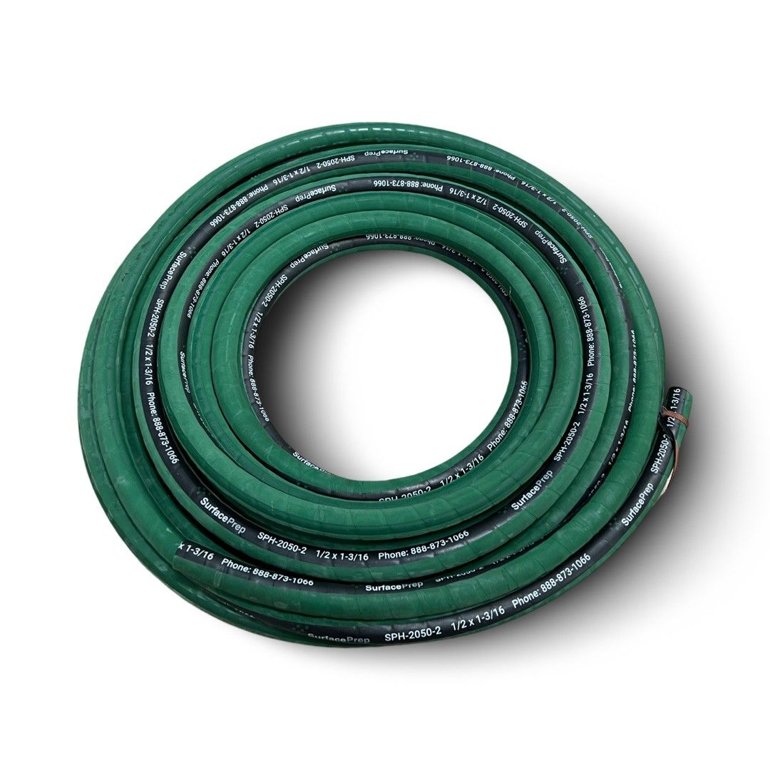 Abrasive Blast Hose 1/2" ID x 1-1/16" OD 2PLY, Unfitted
